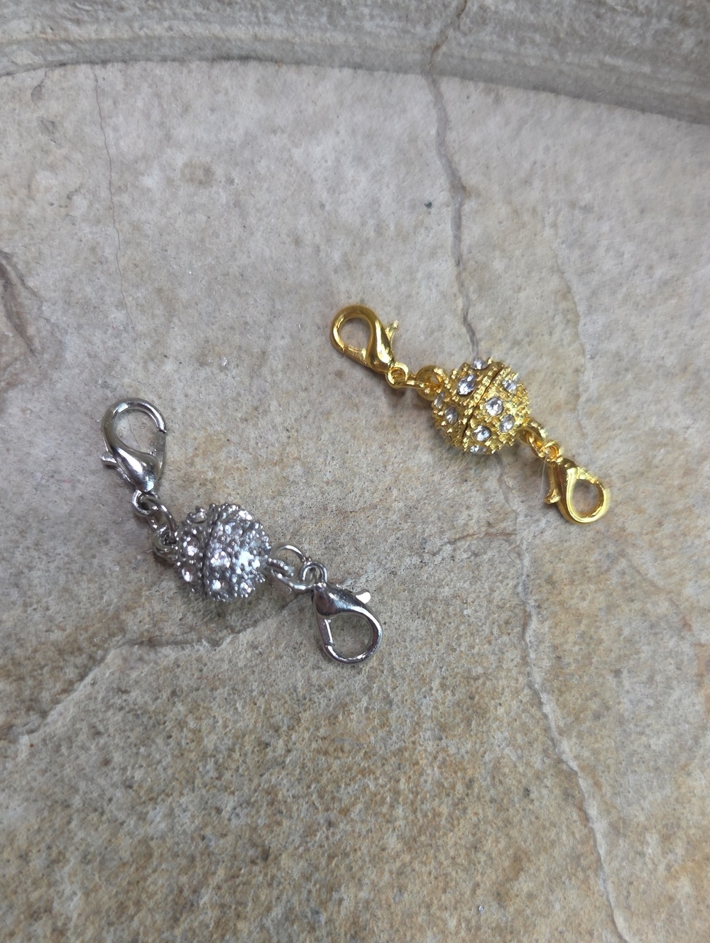 Extender Magnetic Crystal Clasp converter For chain necklace bracelet